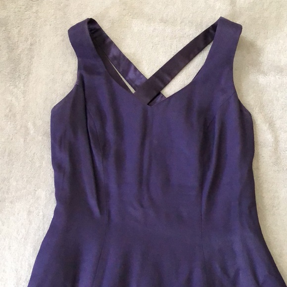CDC Petites Caren Desiree Company Vintage Purple Dress - Picture 2 of 10